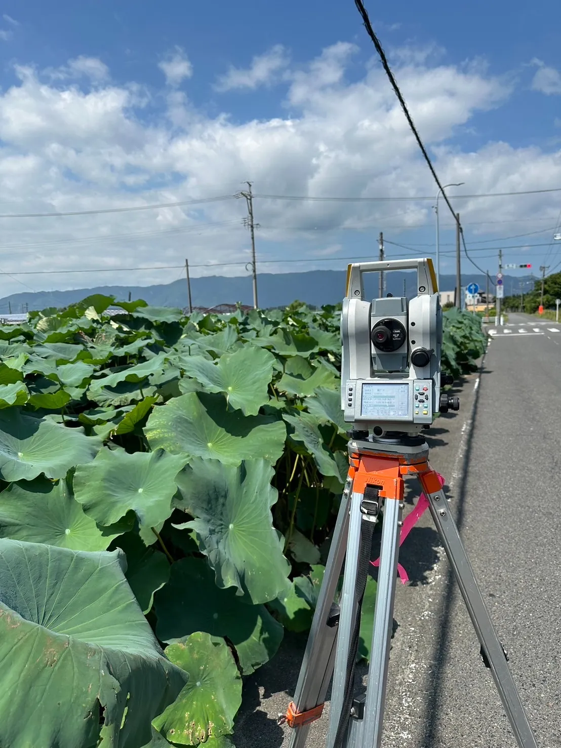 基準点測量を行いました